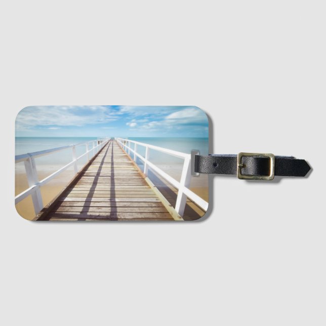 Visa från Pier över havet Bagagebricka (Framsida horisontal)