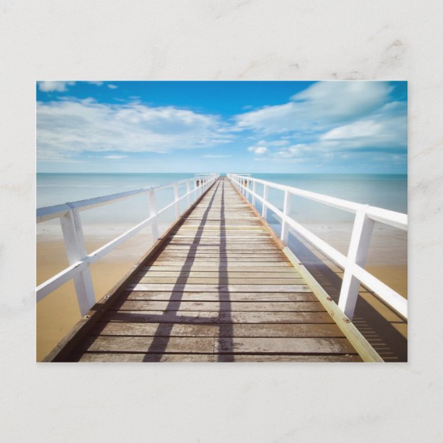 Visa från Pier över havet Vykort (Framsida)