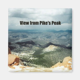 Visa från Pikes topp Magnet
