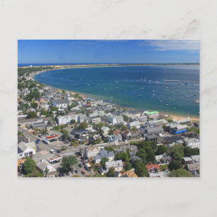 Visa från Pilgrim Monument Cape Cod Vykort