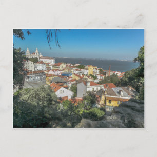 Visa från Sao Jorge Castle, Portugal - vykort