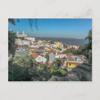Visa från Sao Jorge Castle, Portugal - vykort