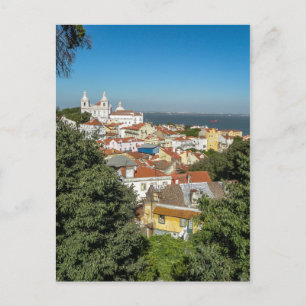 Visa från Sao Jorge Castle (vert.) - vykort