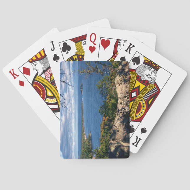 Visa från sockergarloaf casinokort (Baksidan)