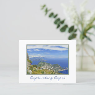 Visa från Solaro Atop Capri/Amalfi Kusten,Italien Vykort