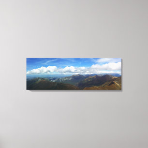Visa från Starorobocianski Wierch Tatras Canvas