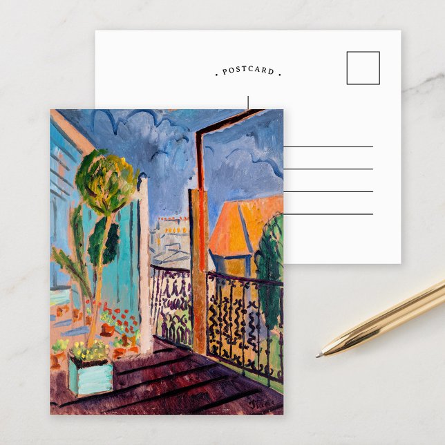 Visa från Studio-fönstret | Isaac Grünewald Vykort (Skapare uppladdad)