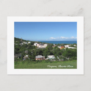 Visa från vieques vykort