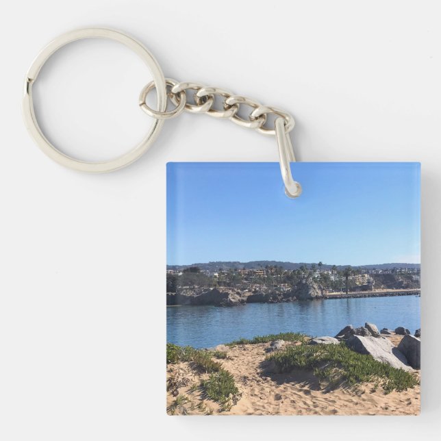 Visa från Wedge, Newport Beach, Kalifornien (Framsidan)