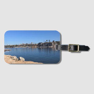 Visa från Wedge, Newport Beach, Kalifornien Bagagebricka