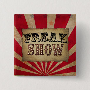 Visa Freak för att Poster Retro Circus Knapp