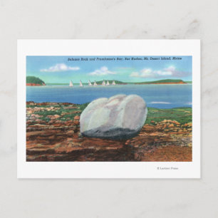 Visa Frenchmans Bay and Balance Sten Vykort