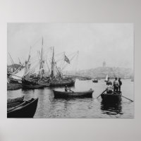 Visa Galata i Istanbul från Sirkecis hamn