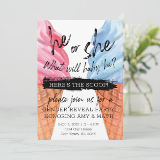 Visa Gender av isgam Inbjudningar