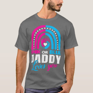 Visa gender för babyskor för pappa Pappa T Shirt