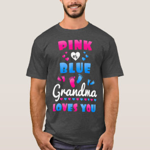 Visa gender för mormor Grandparent Kärlek du T Shirt
