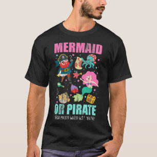 Visa Gender för sjöjungfru eller Pirat T Shirt
