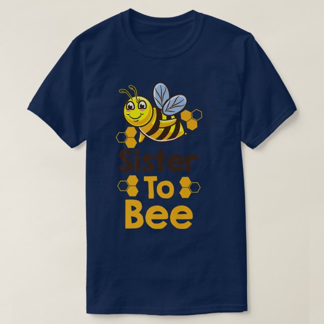 Visa Gender mellan syster och bin T Shirt (Design framsida)