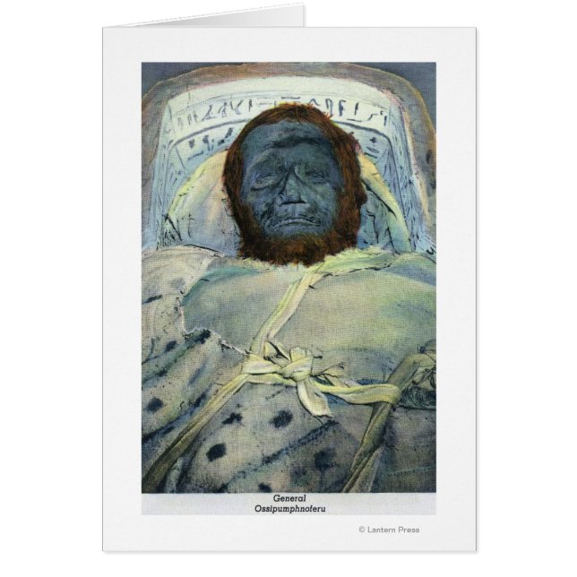 Visa general Ossipumphnoferu Mummy Hälsningskort (Framsidan)