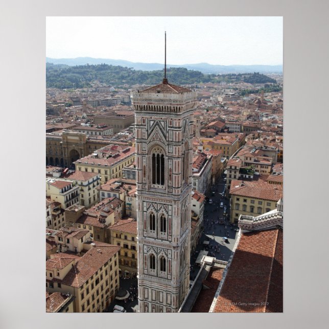 Visa Giottos Bell Torn (Campanile di Poster (Framsidan)