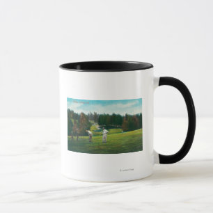 Visa Golfer Om Redo till SwingOakland, CA Mugg