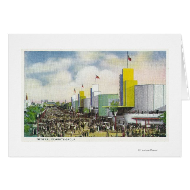 Visa gruppen General Exhibit Hälsningskort (Framsidan Horizontal)