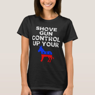 Visa Gun-kontroll upp din Donkey T Shirt
