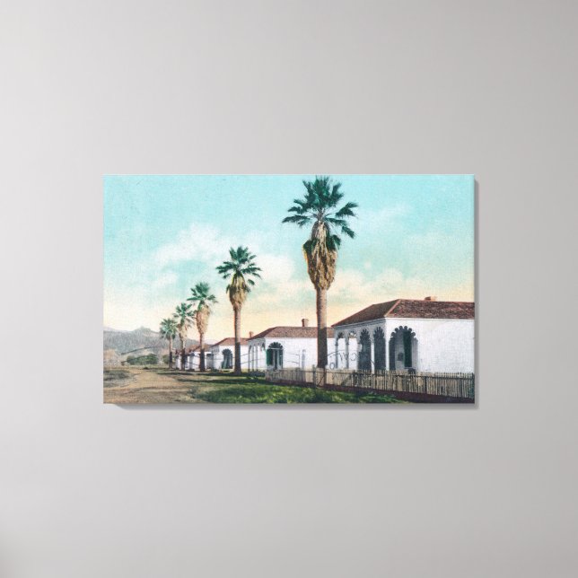 Visa Handflatan RowCalistoga, CA Canvastryck (Framsida)