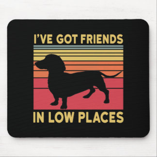 Visa har vänner i låg ställen musmatta