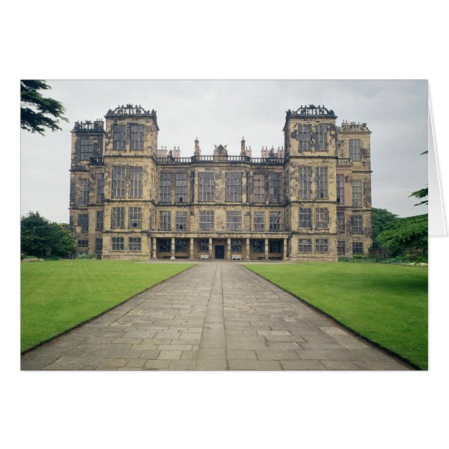 Visa Hardwick Hall Hälsningskort (Framsidan Horizontal)
