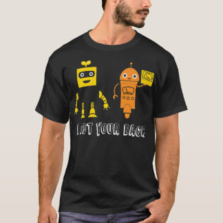 Visa harna på ryggen, en fin bästa vän t shirt