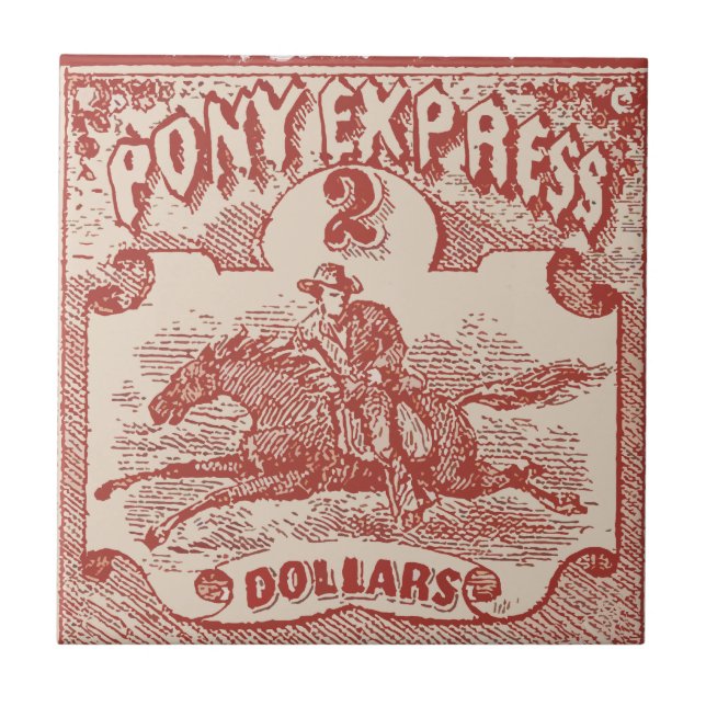 Visa häst kakelplatta (Framsidan)