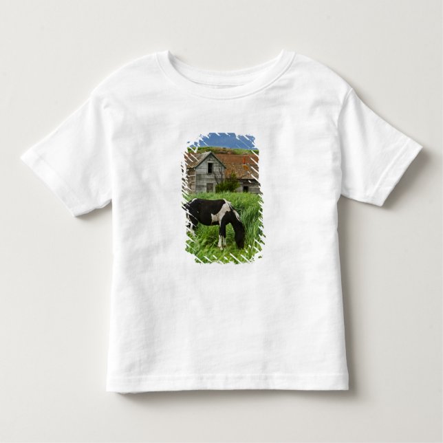 Visa hästar i fält i Palouse 2 T Shirt (Framsida)