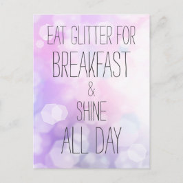 Visa hela dagen - Vänskap för Lila Sparkles Vykort