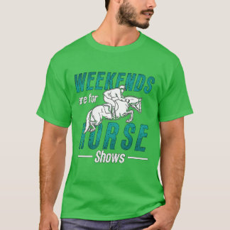 Visa hoppande Helg är för hästar visa Jumper g T Shirt