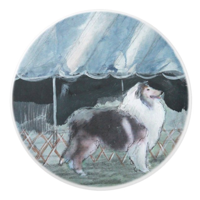 Visa hund knopp (Framsidan)
