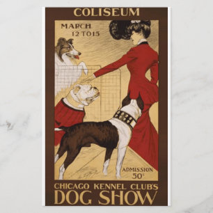 Visa Hund vintage Flygblad