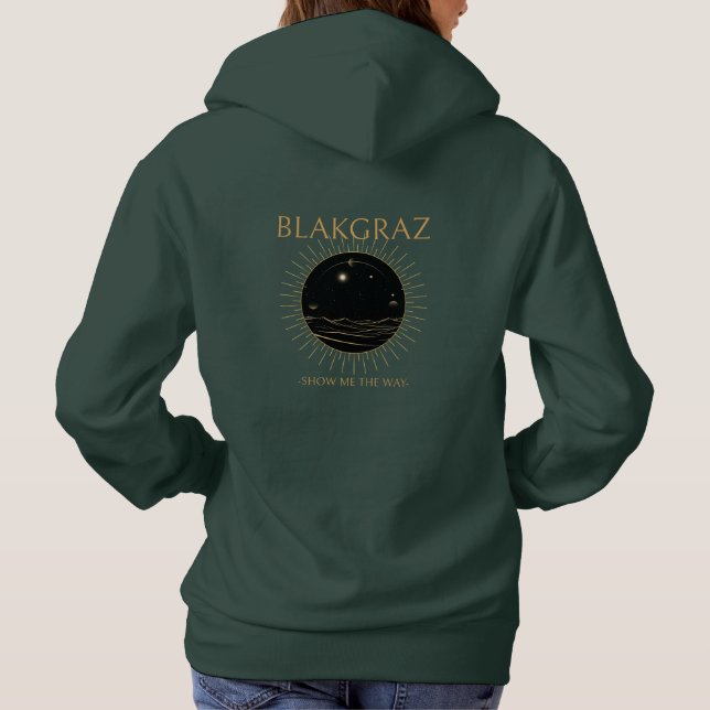 Visa hur Blakgraz Women's Hoodie ser ut T Shirt (Baksida)
