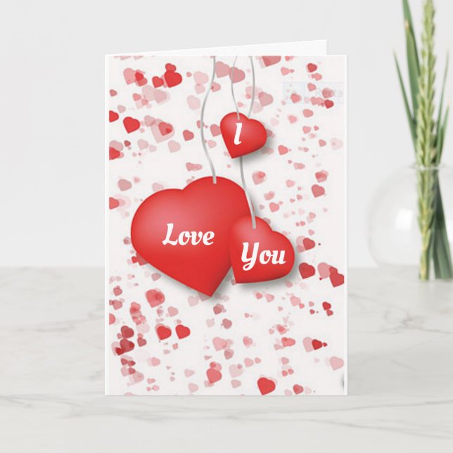 VISA "HUR MYCKET" I KÄRLEK ÄR DU ANNIVERSÄR KORT (Framsida)