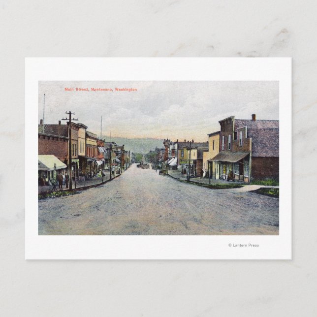 Visa huvudgata 2 vykort (Framsida)