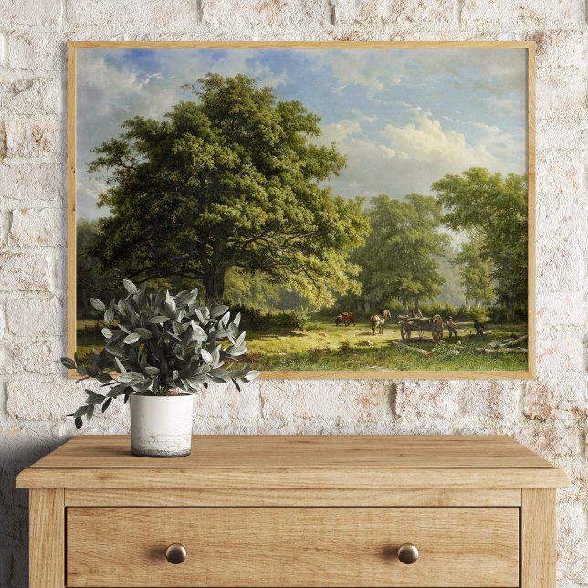 Visa i Bentheim-skogen av George Andries Roth Poster (Skapare uppladdad)