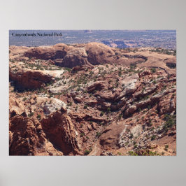 Visa i Canyonlands nationalpark Poster