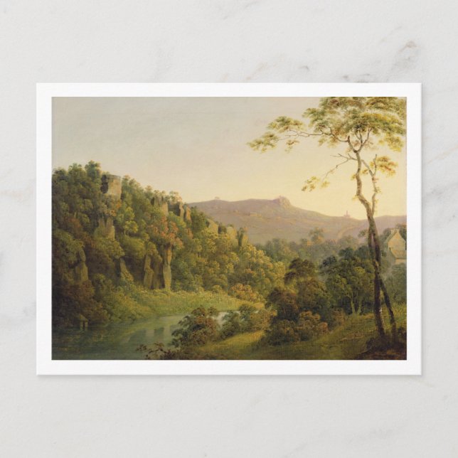 Visa i Matlock Dale, Tittar Mot Black Sten E Vykort (Framsida)