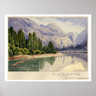 Visa i Yo-Semite Valley California Poster