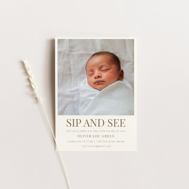 Visa inbjudan till babyvisningsprogrammet (Skapare uppladdad)