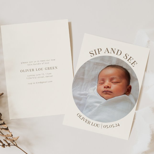 Visa inbjudan till babyvisningsprogrammet (Skapare uppladdad)