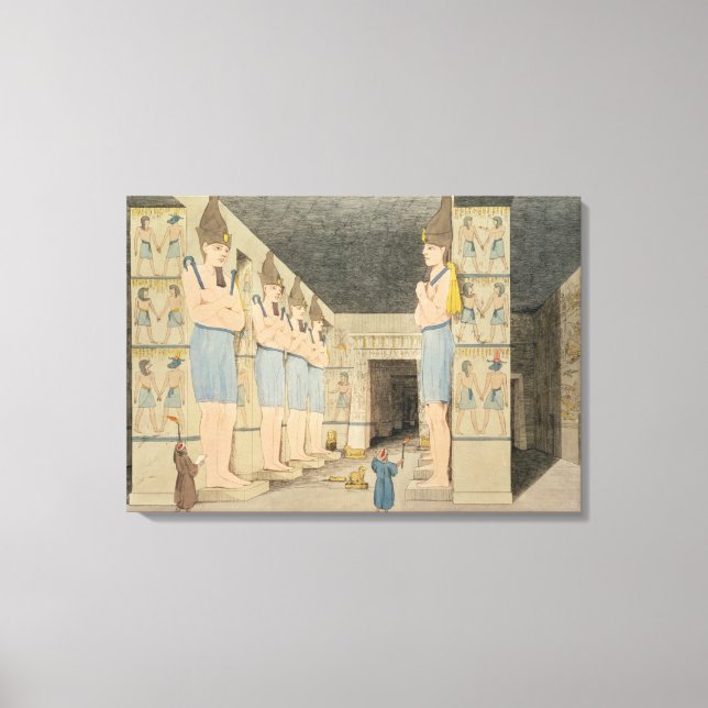 Visa insida i templet vid Ybsombul, Nu Canvastryck (Framsida)