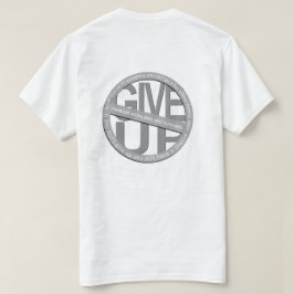 Visa inte vit T-skirt i Ge T-shirt