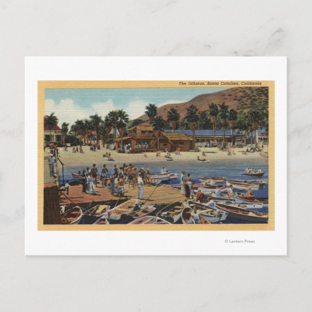 Visa Isthmus Harbour/ Swimmers Vykort (Framsida)