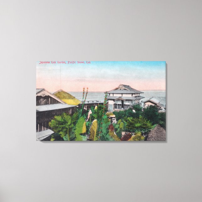 Visa japanska Tea Garden Canvastryck (Framsida)